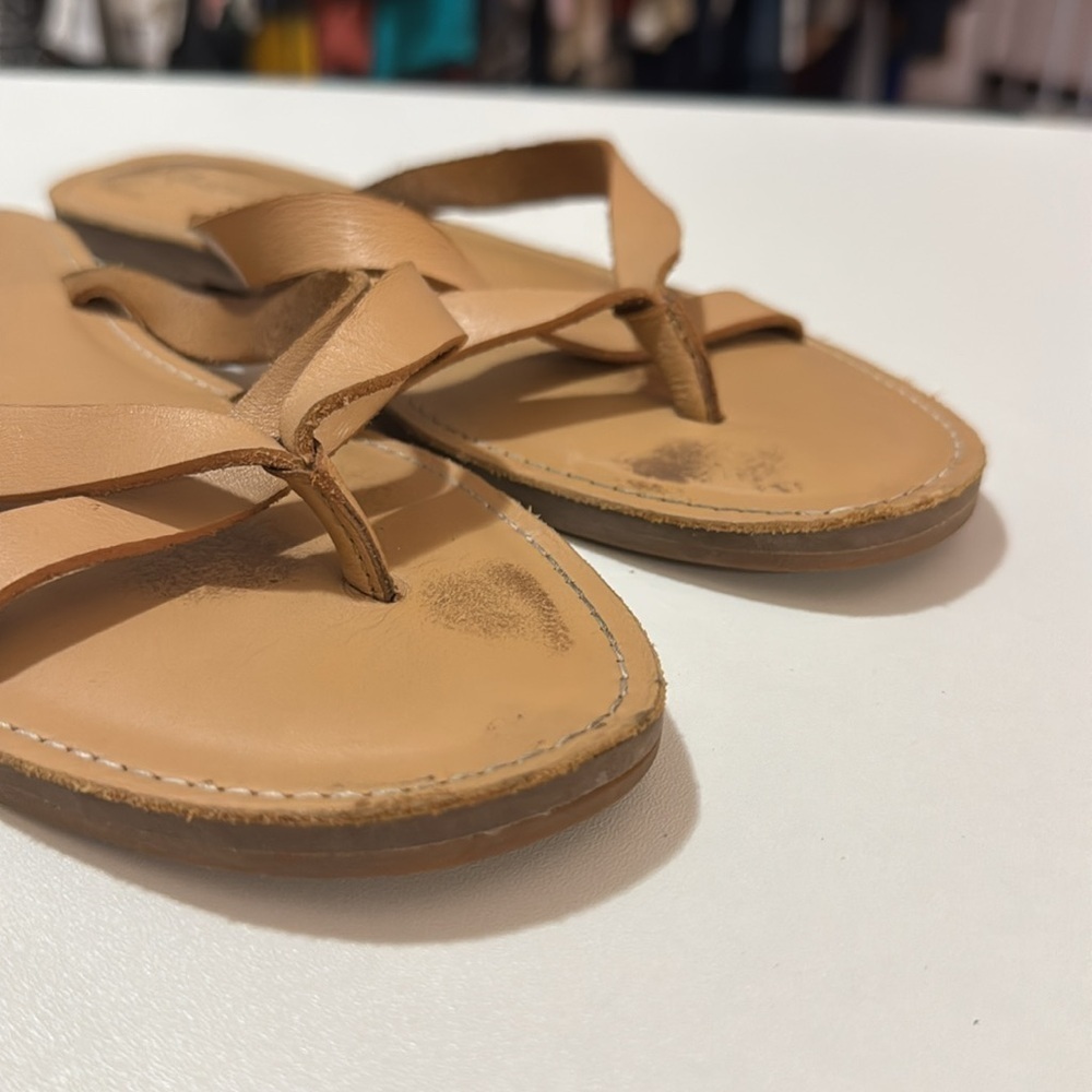 Madewell Boardwalk Brown Leather sandals - Picture 8 of 8
